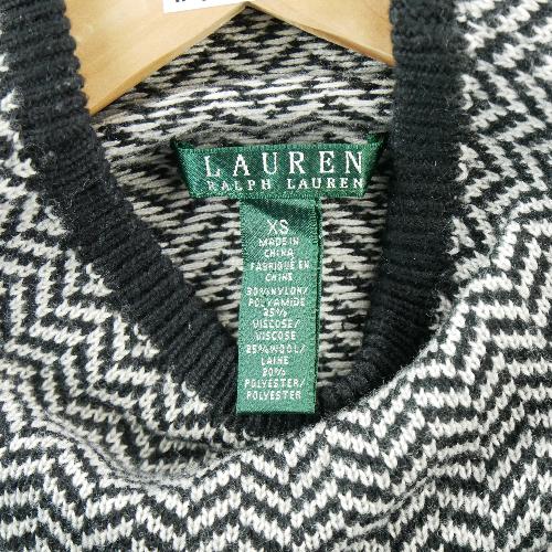 Sportswear - Lauren Ralph Lauren Pull en laine Femme Taille XS Noir #QWE7242 - photo 8