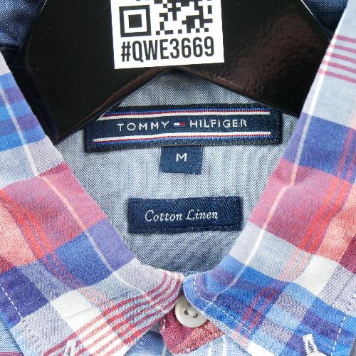 Sportswear - Tommy Hilfiger Chemise classique Homme Taille M à rayures Bleu #QWE3669 - photo 6