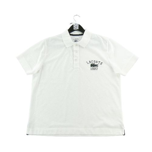 Tennis - Lacoste Polo manches courtes 1927 Classic Fit Premium Héritage Homme Taille 2XL Blanc #QWE3969 - photo 6
