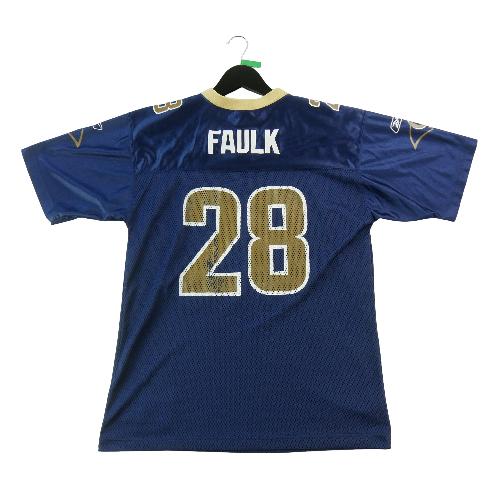 Football Américain - Reebok Maillot NFL Saint-Louis Rams Marshall Faulk 28 Y2K Home Jersey Taille S #QWE0405 - photo 8