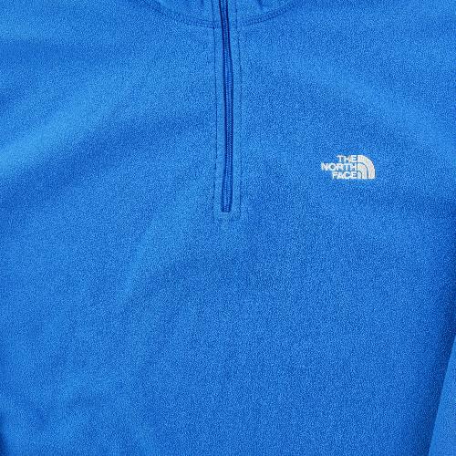Randonnée / Trek - The North Face Pull polaire TKA 100 1/4 Zip Polaire légère Col montant Homme Taille L Bleu #QWE1119 - photo 9