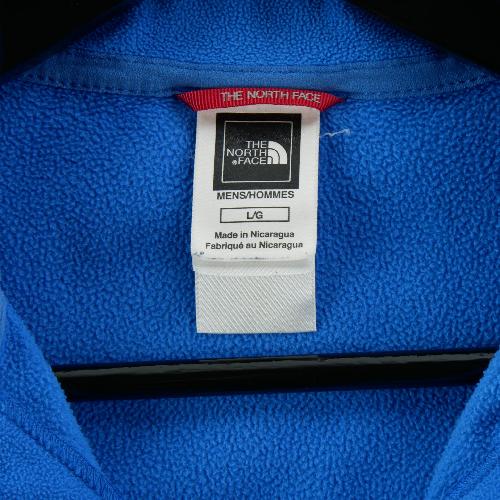 Randonnée / Trek - The North Face Pull polaire TKA 100 1/4 Zip Polaire légère Col montant Homme Taille L Bleu #QWE1119 - photo 9
