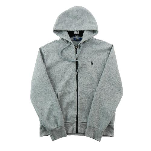Sportswear - Polo Ralph Lauren Sweat à capuche Modern Slim Poney brodé Homme Taille M Gris #QWE0157 - photo 9