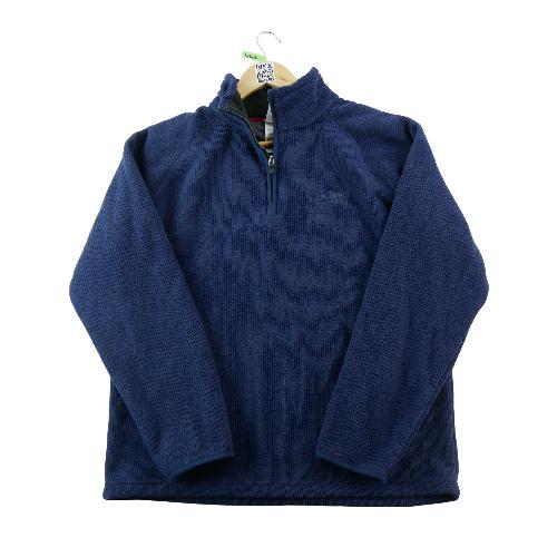 The North Face Pull polaire Textured Cap Rock ¼ Zip Polaire jacquard Homme Taille M Marine #QWE4303