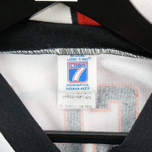 Hockey sur glace - Logo 7 Maillot NHL Philadelphie Flyers Y2K John LeClair #10 Made in USA Vintage Taille L #QWE3294 - photo 9