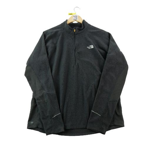 Course à pied route - The North Face Pull polaire Flight Series FlashDry Polaire 1/2 zip Homme Taille XL Noir #QWE1634 - photo 9