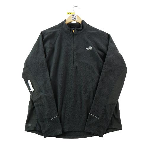 Course à pied route - The North Face Pull polaire Flight Series FlashDry Polaire 1/2 zip Homme Taille XL Noir #QWE1634 - photo 9