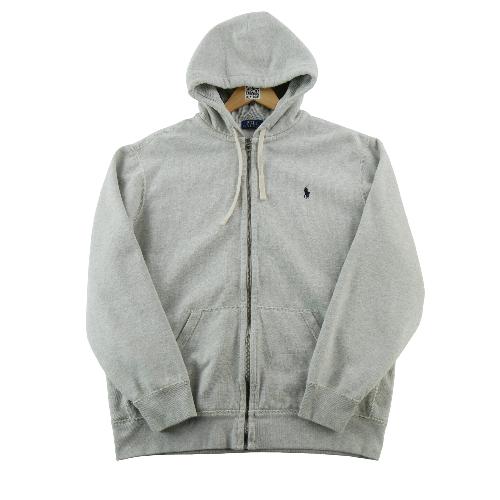 Sportswear - Polo Ralph Lauren Sweat à capuche Fleece Full-Zip Hoodie Coton mélangé Homme Taille XL Gris #QWE0785 - photo 9