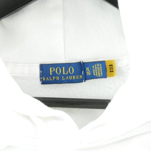 Sportswear - Polo Ralph Lauren Sweat à capuche Cropped Boxy Hoodie Pony Femme Taille S Blanc #QWE0913 - photo 9