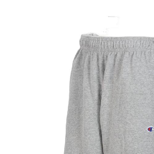 Fitness / Cardio training - Champion Jogging Powerblend Open Bottom Logo C brodé Molleton brossé Homme Taille L Gris #QWE7459 - photo 9
