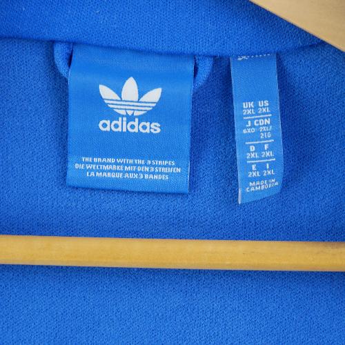 Fitness / Cardio training - Adidas Veste de survêtements 3-Stripes Originals Trefoil brodé Col montant Homme Taille 2XL #QWE1440 - photo 9