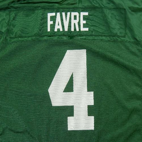 Football Américain - Reebok Maillot NFL Green Bay Packers Brett Favre 4 Equipment Home Jersey 2002–2006 Taille L #QWE3472 - photo 9