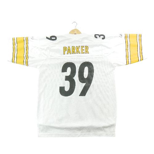 Football Américain - Reebok Maillot NFL Pittsburgh Steelers Willie Parker 39 Running Back 2006–2009 Taille L #QWE7454 - photo 9