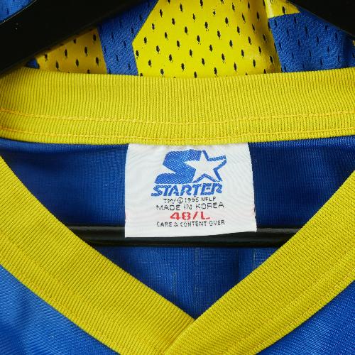 Football Américain - Starter Maillot NFL Saint-Louis Rams Isaac Bruce 80 1995 Authentic Apparel Y2K Taille XL #QWE0115 - photo 9