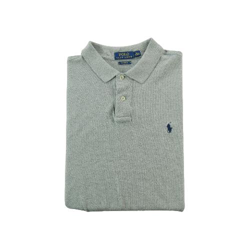Polo Ralph Lauren Polo manches courtes Custom Fit Mesh Pony Homme Taille XL Gris #QWE0004