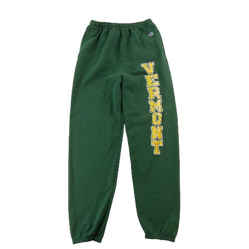Champion Jogging University of Vermont Collegiate sweatpants Sportswear Homme Taille M Vert #QWE3097