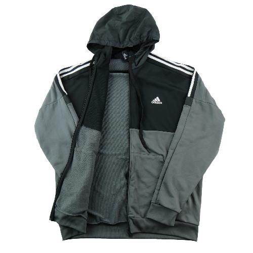Fitness / Cardio training - Adidas Veste Heat.RDY Veste zippée à capuche 3 bandes Poches kangourou Homme Taille XL Gris #QWE3003 - photo 9