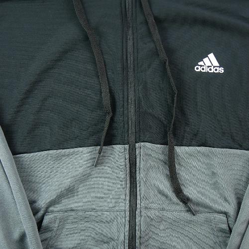 Fitness / Cardio training - Adidas Veste Heat.RDY Veste zippée à capuche 3 bandes Poches kangourou Homme Taille XL Gris #QWE3003 - photo 9