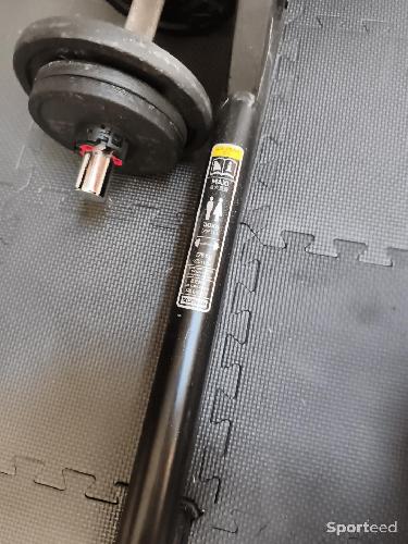Musculation - Home gym complet — Rack, banc, banc lombaire, poids, tapis - photo 6
