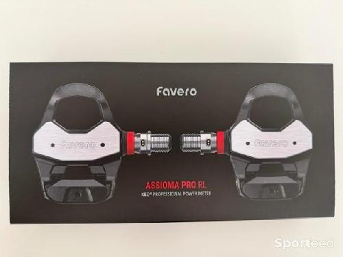 Pédales Favero Assioma PRO RL-2 watts DUO Look Keo
