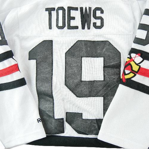 Hockey sur glace - Reebok Maillot Homme NHL Chicago Blackhawks Jonathan Toews 19 Patch capitaine Taille XS #QWE1731 - photo 9
