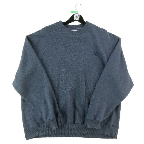 Champion Sweat à capuche Vintage Y2K Homme Taille 2XL Marine #QWE0489