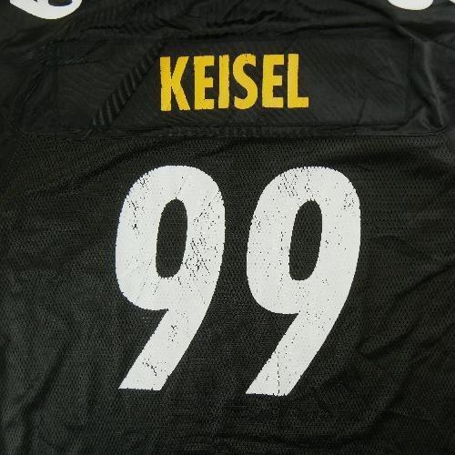 Football Américain - Reebok Maillot NFL Pittsburgh Steelers Brett Keisel 99 Home Jersey 2011 On Field Taille L #QWE4357 - photo 9