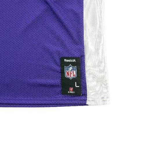 Football Américain - Reebok Maillot NFL Minnesota Vikings Brett Favre 4 Home Jersey 2009–2010 Taille L #QWE0978 - photo 9