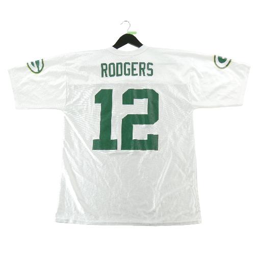 Football Américain - NFL Team Apparel Maillot NFL Green Bay Packers Aaron Rodgers 12 2008–2011 Vintage Taille L #QWE0120 - photo 8