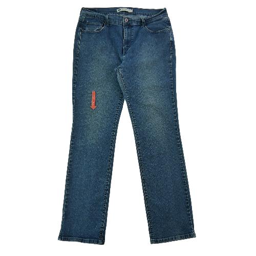 Sportswear - Levi Strauss Jean Levis 505 Straight Leg Taille W31/L32 Femme Bleu #QWE1680 - photo 9