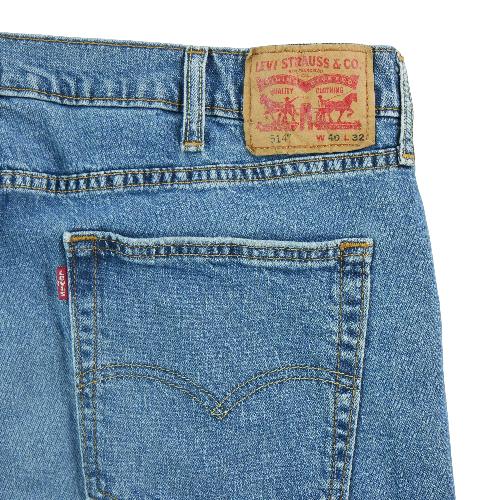 Sportswear - Levi Strauss Jean Levis 514 Straight Fit Taille W40/L32 Homme Bleu #QWE4127 - photo 8