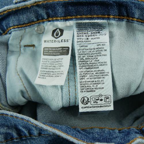 Sportswear - Levi Strauss Jean Levis 514 Straight Fit Taille W40/L32 Homme Bleu #QWE4127 - photo 8