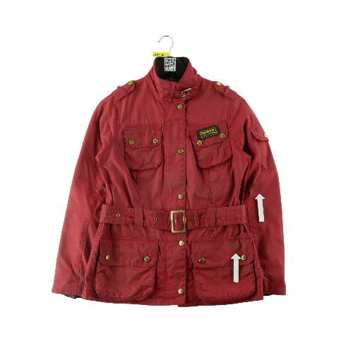 Randonnée / Trek - Barbour Blouson Rainbow wax huilé Femme Taille S Rouge #QWE1111 - photo 9