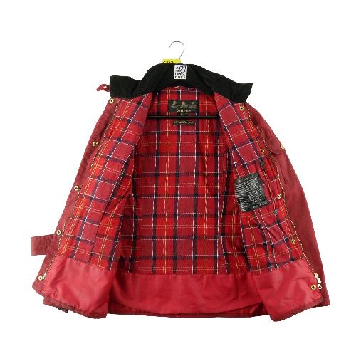 Randonnée / Trek - Barbour Blouson Rainbow wax huilé Femme Taille S Rouge #QWE1111 - photo 9