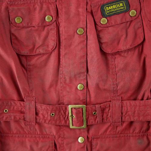 Randonnée / Trek - Barbour Blouson Rainbow wax huilé Femme Taille S Rouge #QWE1111 - photo 9