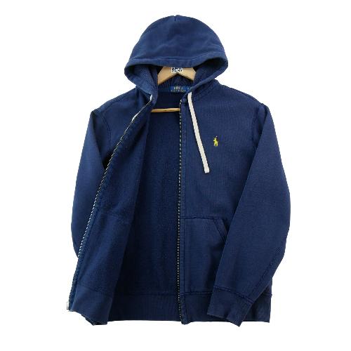 Sportswear - Polo Ralph Lauren Sweat à capuche Fleece Full-Zip Hoodie Pony brodé jaune Homme Taille M - photo 9