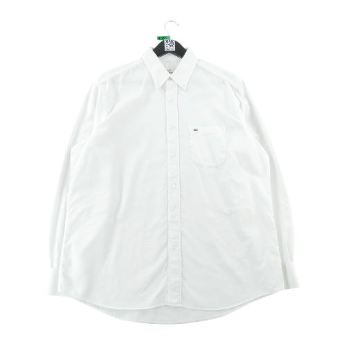 Lacoste Chemise classique Homme Taille XL uni Blanc