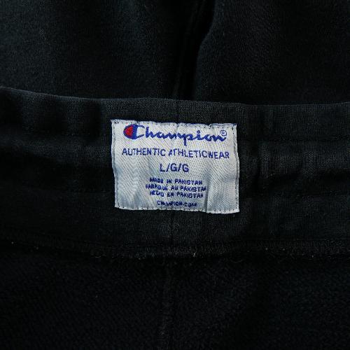 Sportswear - Champion Jogging Jogger à logo script Bas resserrés Coton polyester Homme Taille L Noir - photo 7