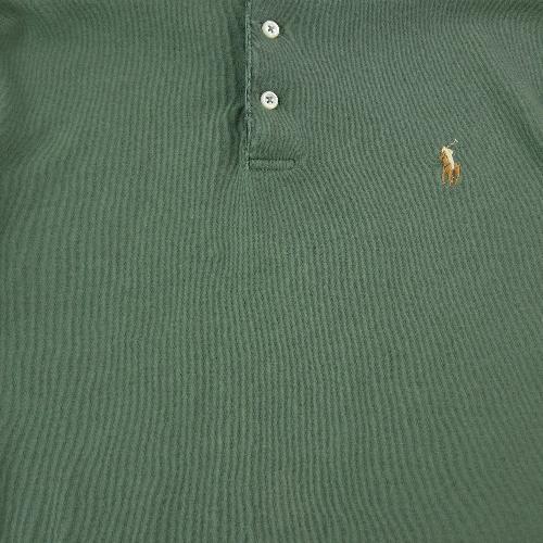 Golf - Polo Ralph Lauren Polo manches courtes Classic Fit 3 Boutons Pony Homme Taille S Kaki - photo 9