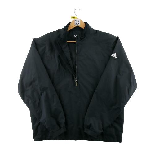 Adidas Sweat ClimaShell Wind Coupe droite Doublure nylon Y2K Homme Taille L Noir