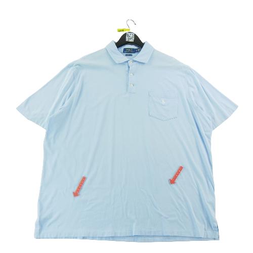 Golf - Polo Ralph Lauren Polo manches courtes Classic Fit Mesh Pony Homme Taille XL Bleu clair - photo 9