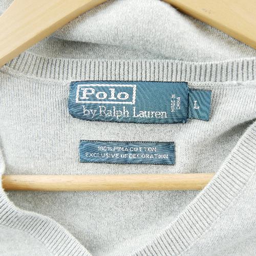 Golf - Polo Ralph Lauren Pull Pima Cotton Homme Taille L Gris - photo 6