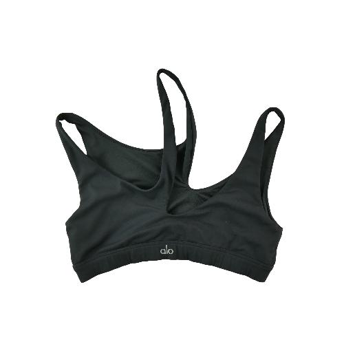 Course à pied trail - Alo Brassières Peak Asymmetrical Sports Bra Cutout W9125R Femme Taille XS Noir - photo 4
