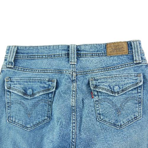 Sportswear - Levi Strauss Jean Levis 542 Low Flare Taille W32/L32 Femme Bleu clair - photo 7
