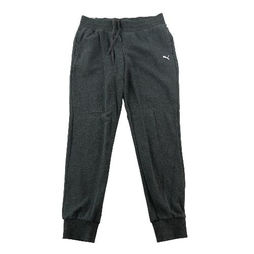 Puma Jogging Coupe fuselée Logo Cat brodé Chevilles côtelées Homme Taille M Gris