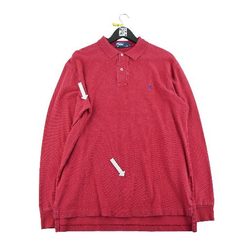 Golf - Polo Ralph Lauren Polo manches longues Homme Taille M Rouge - photo 9