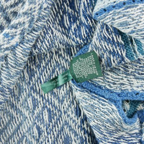 Sportswear - Lauren Ralph Lauren Pull Poncho en lin Femme Taille S Bleu - photo 7