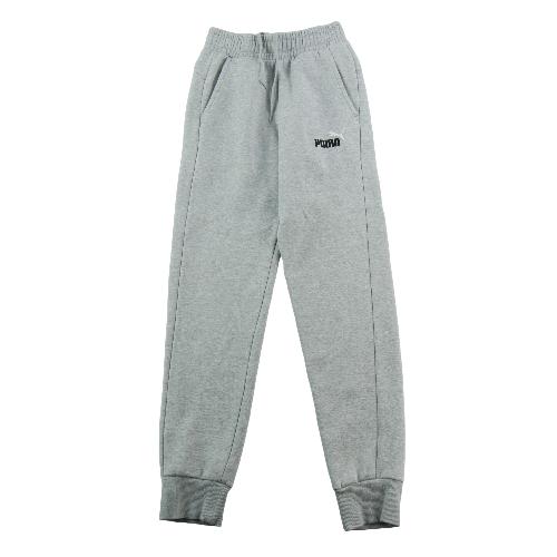 Puma Jogging Jogger molleton Bas resserrés Gris chiné Femme Taille XS