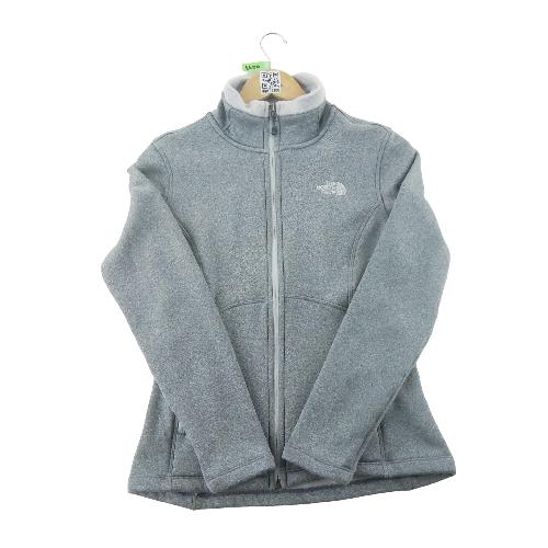 The North Face Veste polaire Col montant Tissu stretch Poches zippées Femme Taille S Gris