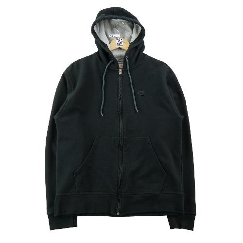 Champion Sweat à capuche Authentic Full-Zip Logo C brodé Poche kangourou Homme Taille M
